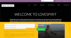 Desktop Screenshot of lovespirit.org