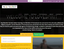 Tablet Screenshot of lovespirit.org